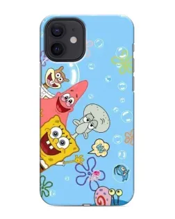 Чохол для iPhone 12 mini з картинкою «Веселі бульбашки»