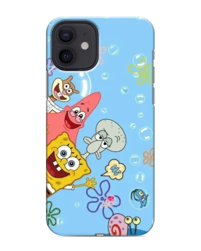 Чохол для iPhone 12 mini з картинкою «Веселі бульбашки»
