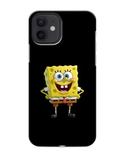 Чохол для iPhone 12 mini з картинкою «Класичний Губка Боб»