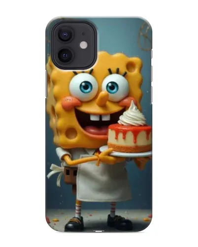 Чохол для iPhone 12 mini з картинкою «Кухар Спанч Боб»