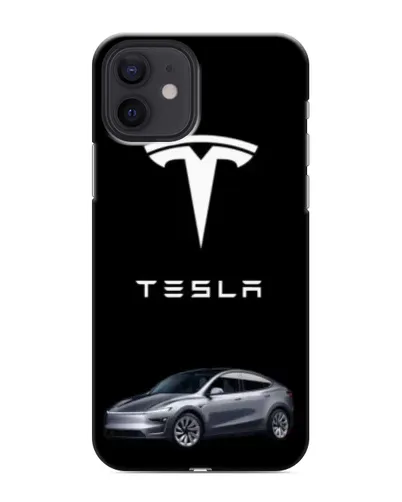 Чохол для iPhone 12 mini з картинкою «Tesla Model Y»