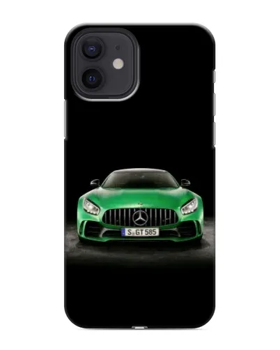 Чохол для iPhone 12 mini з картинкою «Mercedes — неоновий лого» Чохол для iPhone 12 mini з картинкою «Mercedes — неоновий лого»