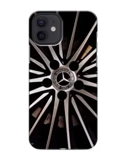 Чехол для iPhone 12 mini с картинкой «Диск Mercedes»