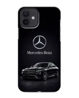 Чохол для iPhone 12 mini з картинкою «Mercedes — решітка радіатора»