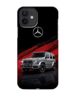 Чохол для iPhone 12 mini з картинкою «Mercedes G-Class червоний»