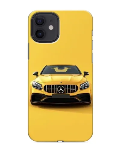 Чохол для iPhone 12 mini з картинкою «Жовтий Mercedes GT» Чохол для iPhone 12 mini з картинкою «Жовтий Mercedes GT»
