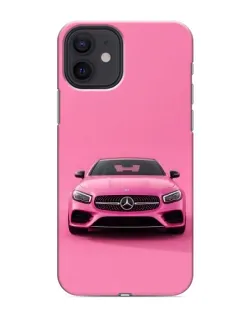 Чохол для iPhone 12 mini з картинкою «Рожевий Mercedes AMG»