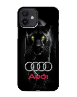 Чохол для iPhone 12 mini з картинкою «Пантера та Audi»