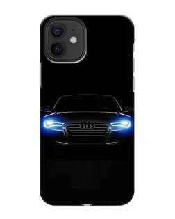 Чохол для iPhone 12 mini з картинкою «Audi в неоні»