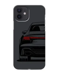 Чохол для iPhone 12 mini з картинкою «Задня частина Audi — арт»