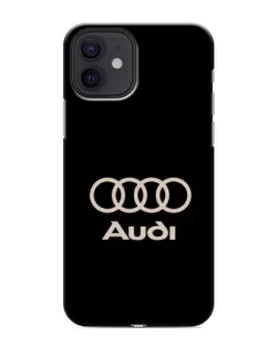 Чохол для iPhone 12 mini з картинкою «Audi — золотий логотип»