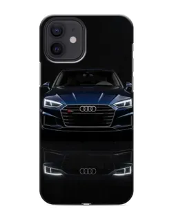 Чохол для iPhone 12 mini з картинкою «Audi — нічне відображення»