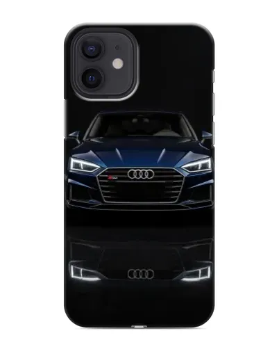 Чохол для iPhone 12 mini з картинкою «Audi — нічне відображення» Чохол для iPhone 12 mini з картинкою «Audi — нічне відображення»