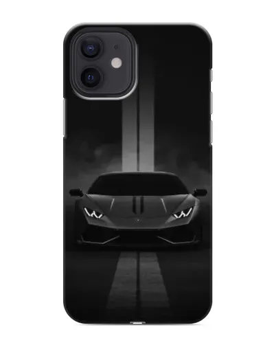 Чохол для iPhone 12 mini з картинкою «Lamborghini симетрія доріг»