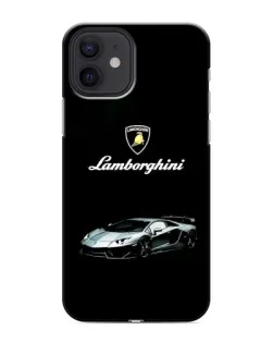 Чохол для iPhone 12 mini з картинкою «Логотип Lamborghini класика»
