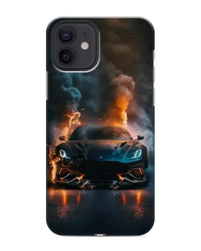 Чохол для iPhone 12 mini з картинкою «Lamborghini димна естетика»