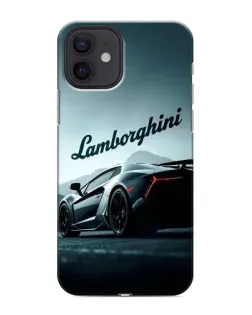 Чохол для iPhone 12 mini з картинкою «Класичний Lamborghini надпис»