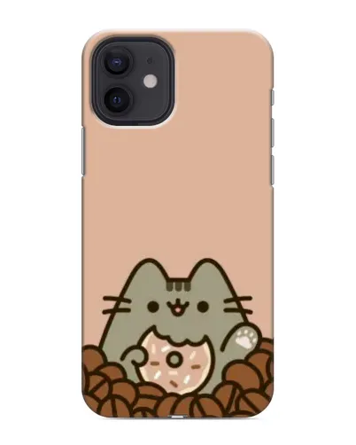 Чохол для iPhone 12 mini з картинкою «Кавовий Пушин»