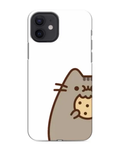 Чохол для iPhone 12 mini з картинкою «Пушин з печивом»