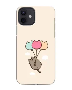Чехол для iPhone 12 mini с картинкой «Пушин на шариках»