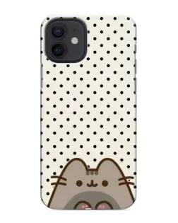 Чехол для iPhone 12 mini с картинкой «Пушин в горошек»