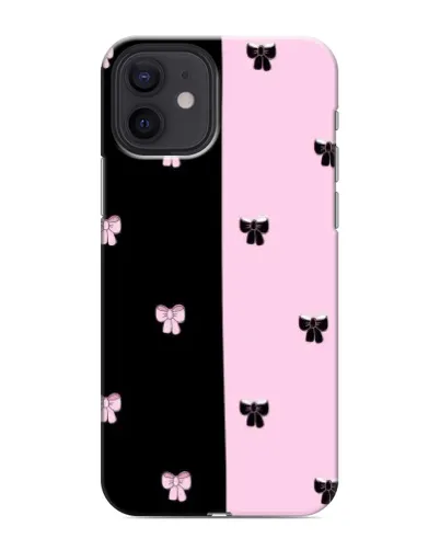 Чохол для iPhone 12 mini з картинкою «Контрастні банти»