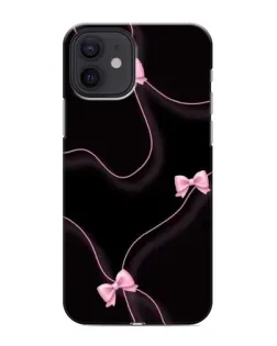 Чохол для iPhone 12 mini з картинкою «Рожеві стрічки»