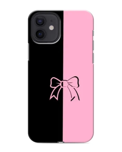 Чохол для iPhone 12 mini з картинкою «Половинки банту»