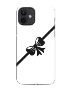 Чохол для iPhone 12 mini з картинкою «Діагональний бант»