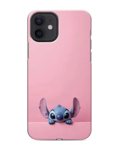 Чехол для iPhone 12 mini с картинкой «Stitch выглядывает»