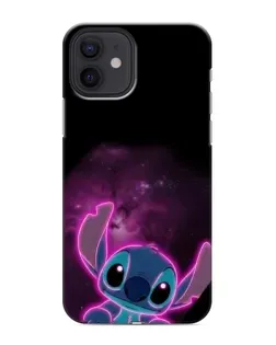 Чехол для iPhone 12 mini с картинкой «Неоновый Stitch»
