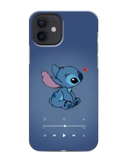 Чехол для iPhone 12 mini с картинкой «Музыкальный Stitch»