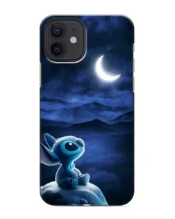 Чехол для iPhone 12 mini с картинкой «Лунная ночь Стича»