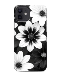 Чохол для iPhone 12 mini з картинкою «Монохромні айстри» Чохол для iPhone 12 mini з картинкою «Монохромні айстри»