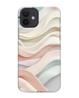 Чохол для iPhone 12 mini з картинкою «Пастельні ніжні хвилі»