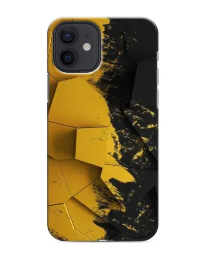 Чохол для iPhone 12 mini з картинкою «Золоті уламки геометрії»