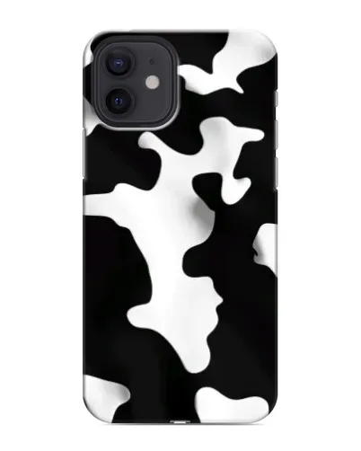Чохол для iPhone 12 mini з картинкою «Чорно-біла пляма»
