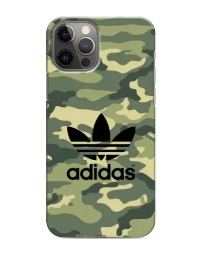 Чехол для iPhone 12 Pro Max с картинкой «Милитари стиль Adidas»
