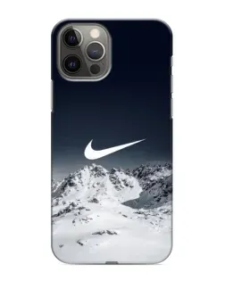 Чохол для iPhone 12 Pro Max з картинкою «Nike — зимові гори»