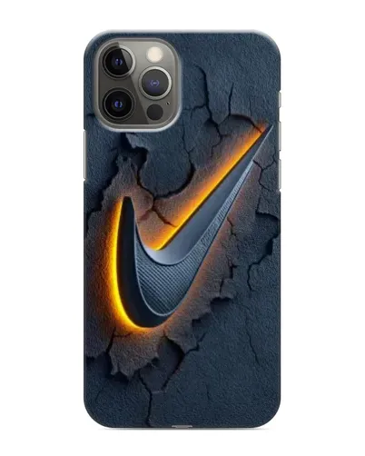 Чохол для iPhone 12 Pro Max з картинкою «Об'ємний логотип Найк»
