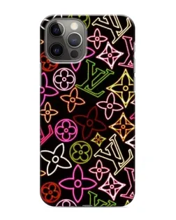 Чехол для iPhone 12 Pro Max с картинкой «Неоновый микс Nike»