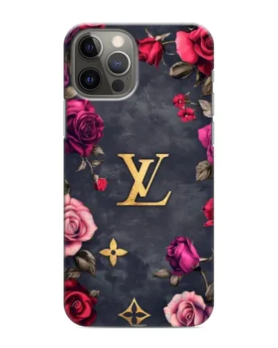 Чехол для iPhone 12 Pro Max с картинкой «Цветочный Louis Vuitton»
