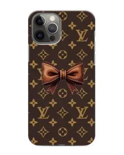 Чехол для iPhone 12 Pro Max с картинкой «LV с бантом»