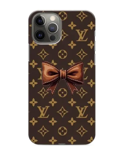 Чехол для iPhone 12 Pro Max с картинкой «LV с бантом»
