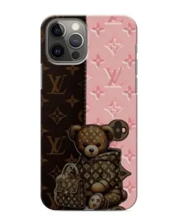 Чехол для iPhone 12 Pro Max с картинкой «Мишка в стиле LV»
