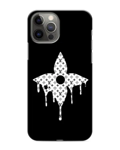 Чехол для iPhone 12 Pro Max с картинкой «Цветочная монограмма»