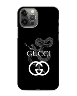 Чохол для iPhone 12 Pro Max з картинкою «Gucci — срібна змія»