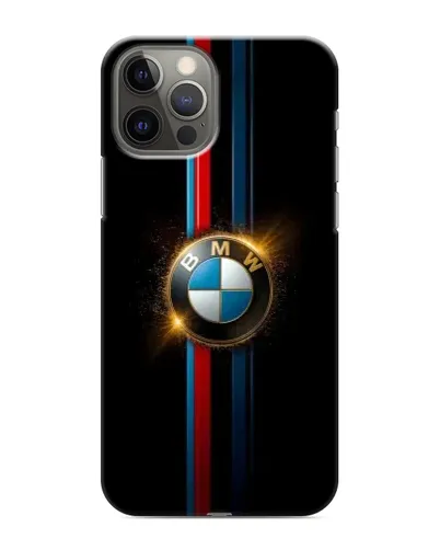Чехол для iPhone 12 Pro Max с картинкой «BMW M-Power неон»