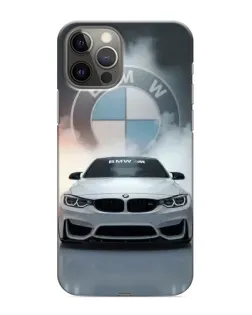 Чохол для iPhone 12 Pro Max з картинкою «BMW в білому диму»