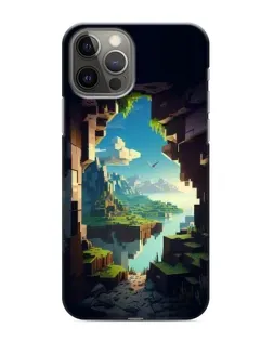 Чехол для iPhone 12 Pro Max с картинкой «Вид из пещеры»